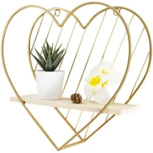 Floating Gold Wall shelf - Picture 2 of 4